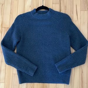 Banana Republic Wool Blend Waffle Mockneck Sweater